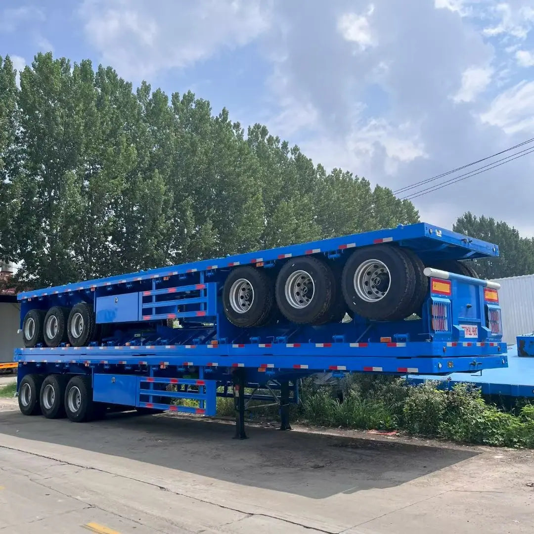 3-Axle Flatbed Semi-trailer