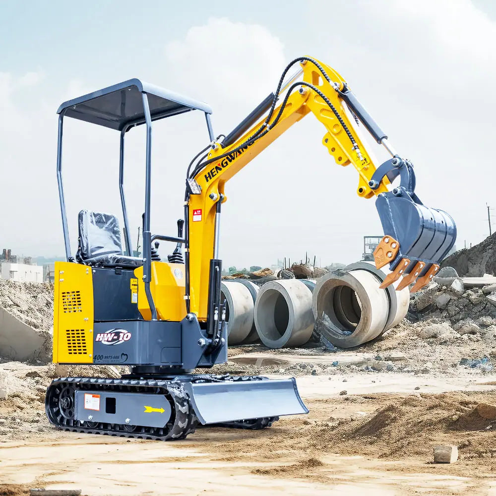 1-Ton Mini Excavator with Cab